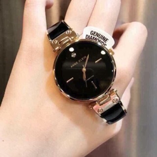 Đồng hồ nữ Anne Klein Diamond đen