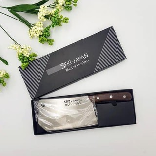 Dao chặt xương seki nội địa nhật,Dao loại dầy cán tay cầm gỗ