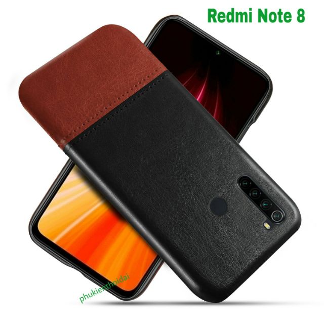 Ốp lưng Redmi Note 8 FREESHIP Từ 50k chống sốc da khâu chỉ thời trang cao cấp