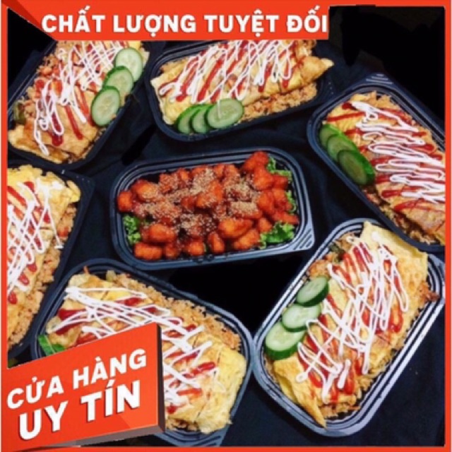 Hộp nhựa HT17 đế đen nắp trong - 100 chiếc - 50 chiếc