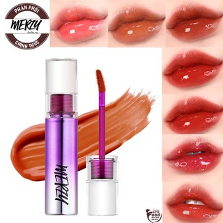 [DEWY TINT] Son Tint Bóng Siêu Lì, Cho Đôi Môi Căng Mọng Merzy Aurora Dewy Tint 5.5g