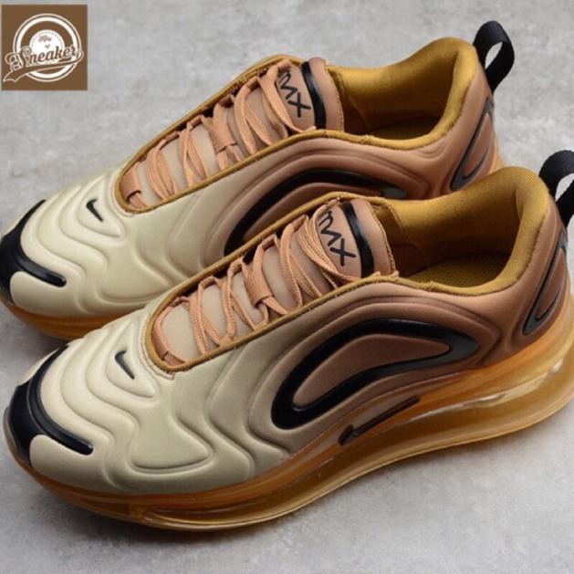 MV 21 Giầy AIR MAX 720 nâu viền đen thể thao thời trang sneaker nam, nữ đi chơi phố 2020 👡Tốt NEW RẺ ĐẸP : ✭