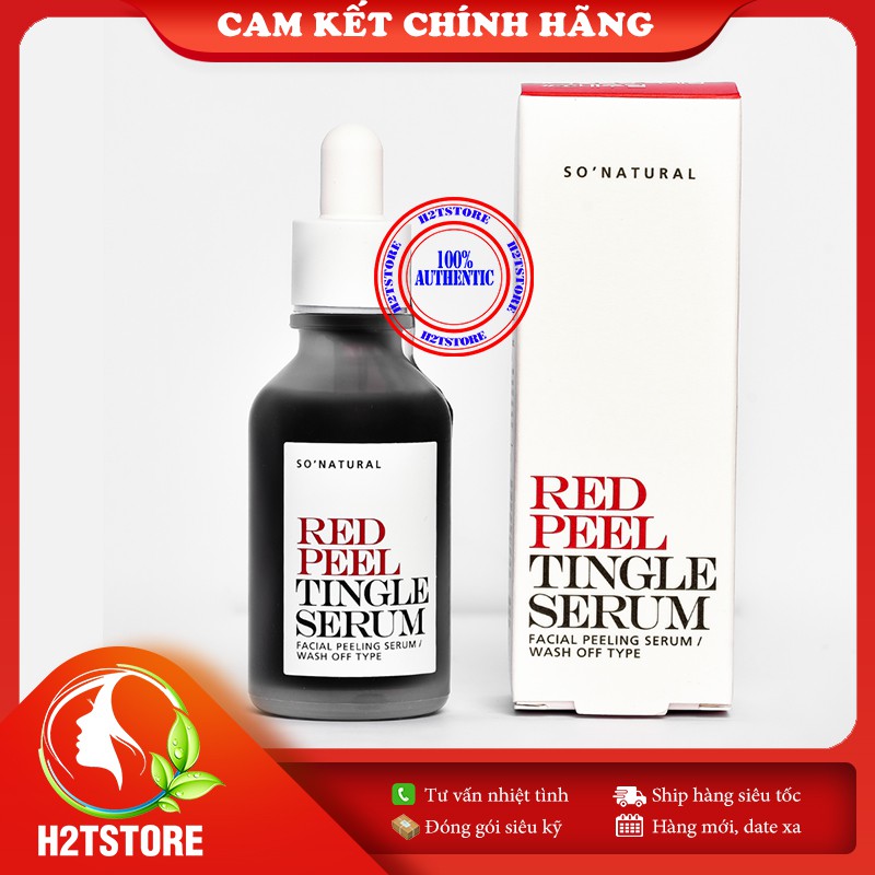 [Hàn Quốc + Authentic] Serum Thay Da Sinh Học So’Natural Red Peel Tingle 35ml