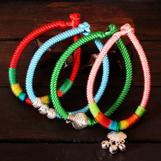 [PHONG THỦY] Vòng tay chỉ phong thủy handmade từ Tây Tạng đem lại bình an và may mắn (giao màu ngẫu nhiên)
