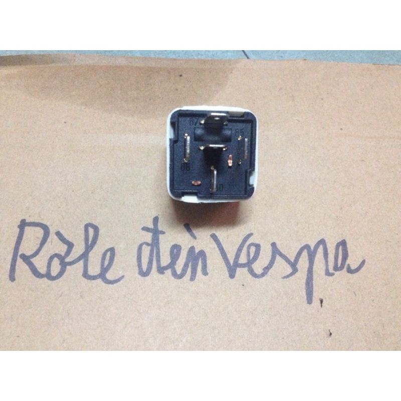 RƠ LE ĐÈN PIAGGIO cho Vespa, Liberty, Zip, Lx, GTS, 3V ie, Primavera Sprint... Piagio chính hãng