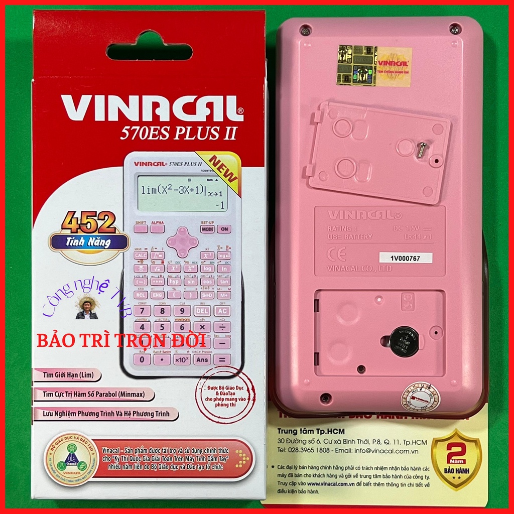 Máy tính Vinacal 570ES Plus II chính hãng