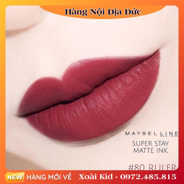 Son Maybelline SuperStay Matte Ink Liquid của Đức