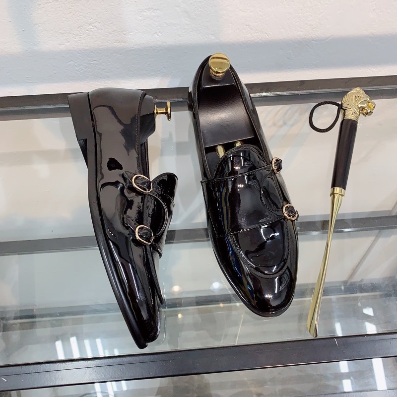 Giầy tây, giày da nam da bóng cao cấp,kiểu dáng Loafer : 97