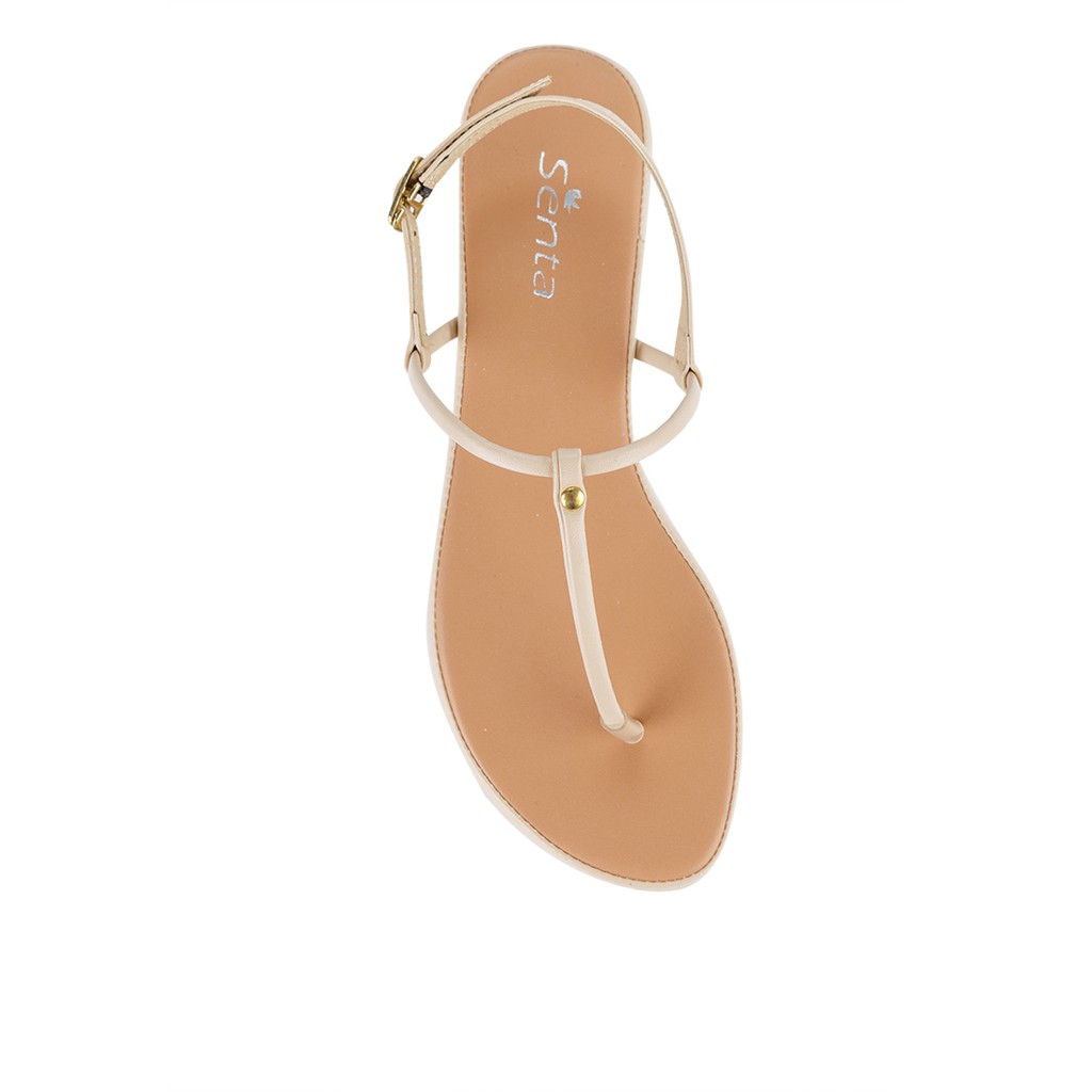 Giày sandal quai mảnh Senta dd32-kem