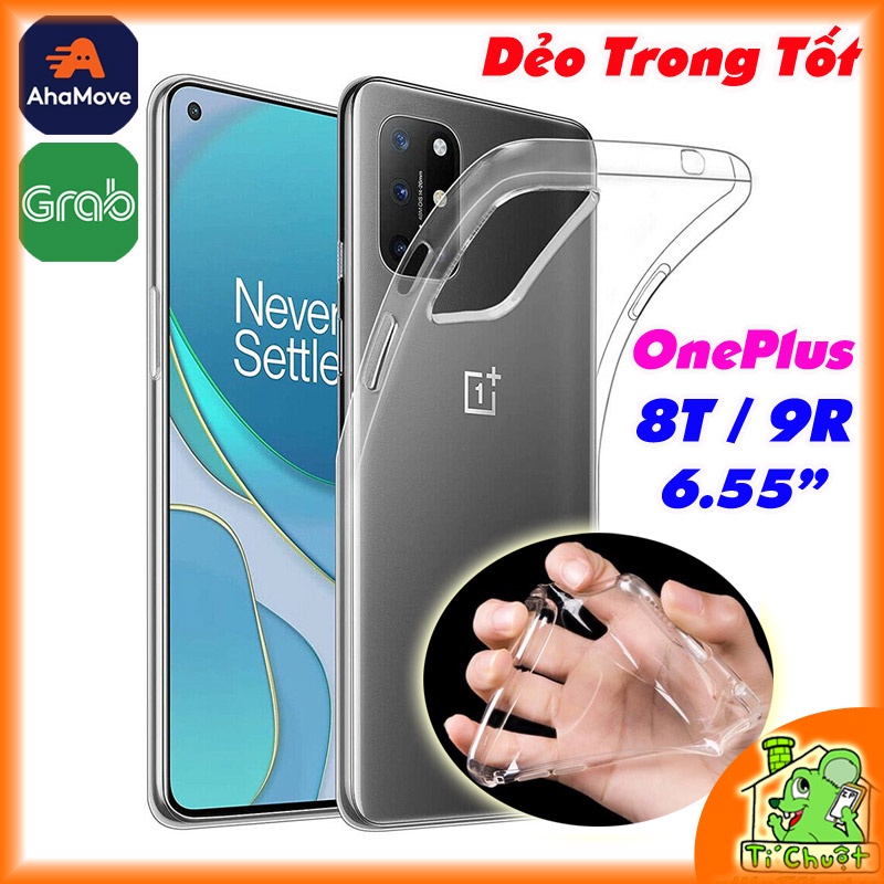 [Loại Tốt-Ảnh Thật] Ốp lưng OnePlus 8T/ 9R Silicon Dẻo Trong Suốt