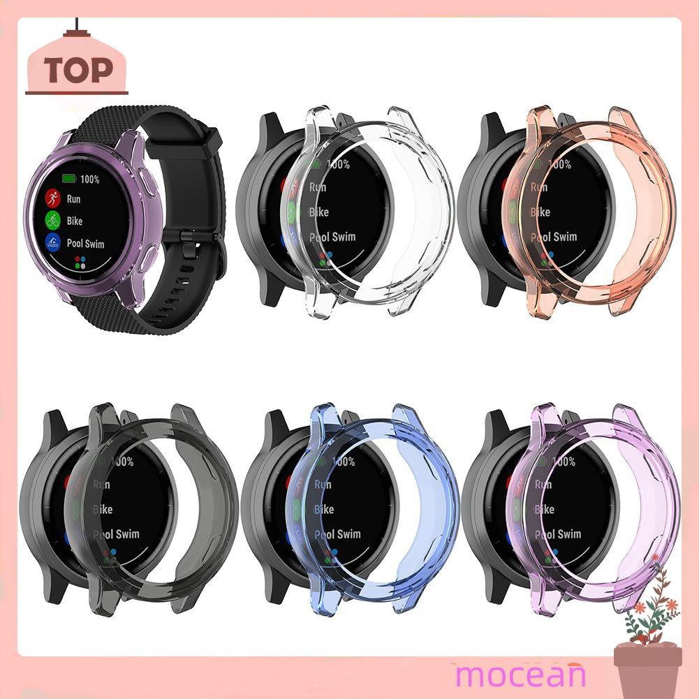 Vỏ Bảo Vệ Bằng Tpu Trong Suốt Cho Đồng Hồ Garmin Vivoactive 4 / Active