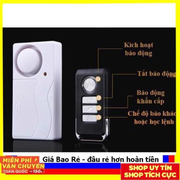 =VIP= Báo Động Cửa Mở Cảm Biến Má Từ Có Remote KS-SF03R