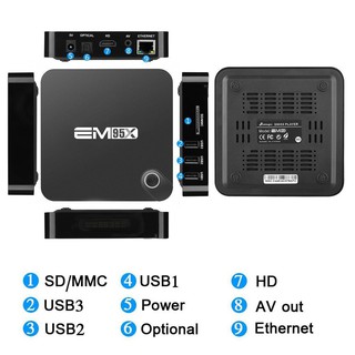 Android TV Box Eny EM95x 4K 16GB Rom Android 7.1