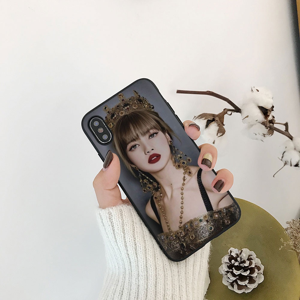 Iphone Ốp Điện Thoại Silicon Mềm Hình lisa 3vd28 Cho Iphonex xs max 5 5s 6 6s plus 7 8 plus se