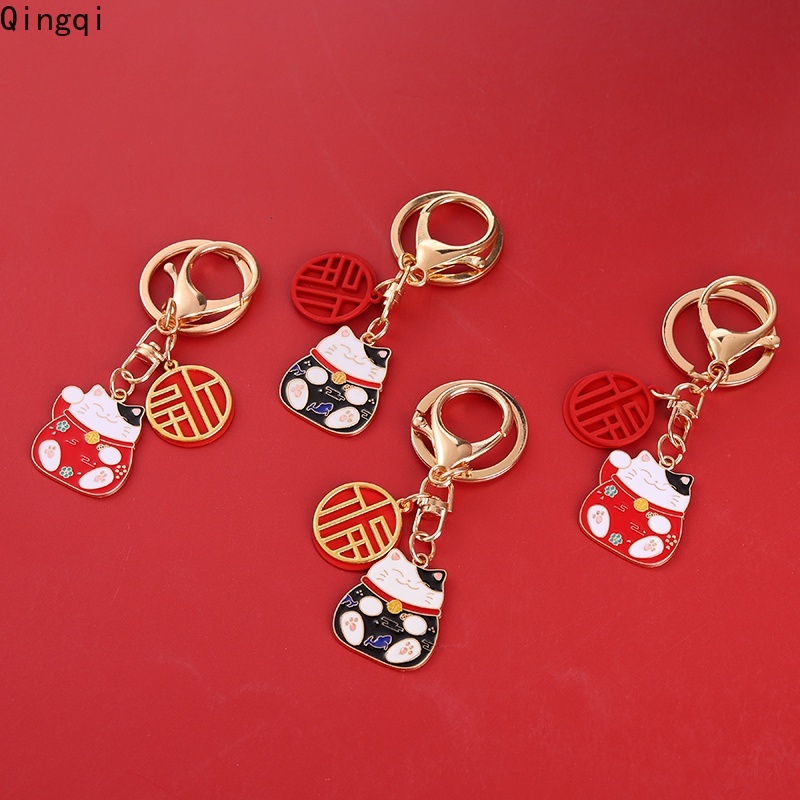 Móc khóa Miss Zoe hình chú mèo may mắn dễ thương
