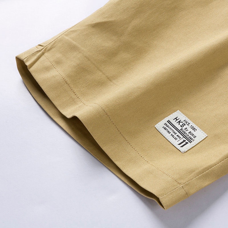 Quần Short Cotton Ống Rộng Thời Trang Mùa Hè Dành Cho Nam
