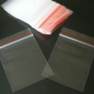Mua 100gr túi zip chỉ đỏ nhiều size(Hàng có sẵn)