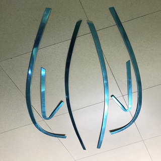 Bộ 6 ốp nẹp viền cong kính inox xe honda civic đời 2006 đến 2012