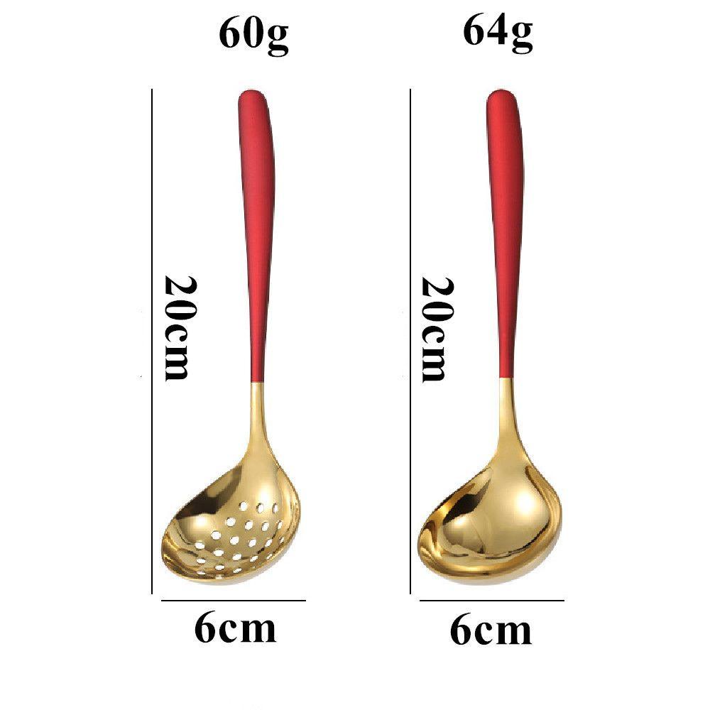 Muỗng Nấu Ăn Bằng Thép Không Gỉ Cán Dài Tiện Dụng Cho Nhà Bếp