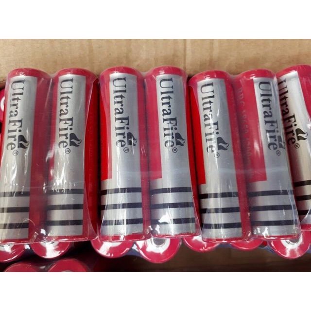 Đang Sale>>💥Pin 3.7V Ultrafire Đỏ Dung Lượng 4200mAh - Dùng Cho Quạt Cầm Tay & Đèn Pin.