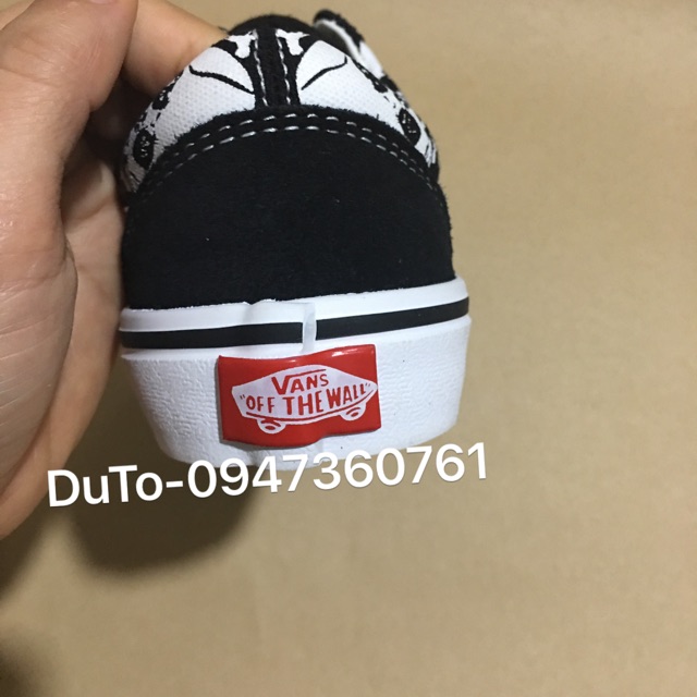 GIÀY 𝐕𝐀𝐍𝐒 OLD SKOOL SKULLS đầu lâu size 36->43 NAM NỮ