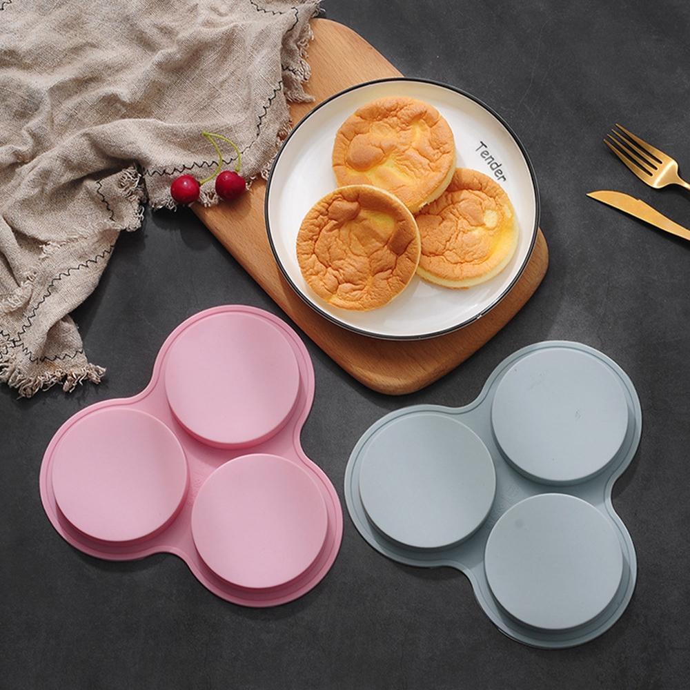 Khuôn Silicone Làm Bánh Hình Tròn DIY