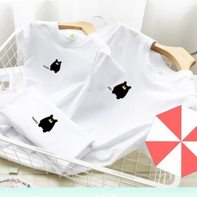 Áo thun GIA ĐÌNH, Đồng phục gia đình 3/4/5 người Áo thun cotton mát mịn, dày dặn, không bong tróc