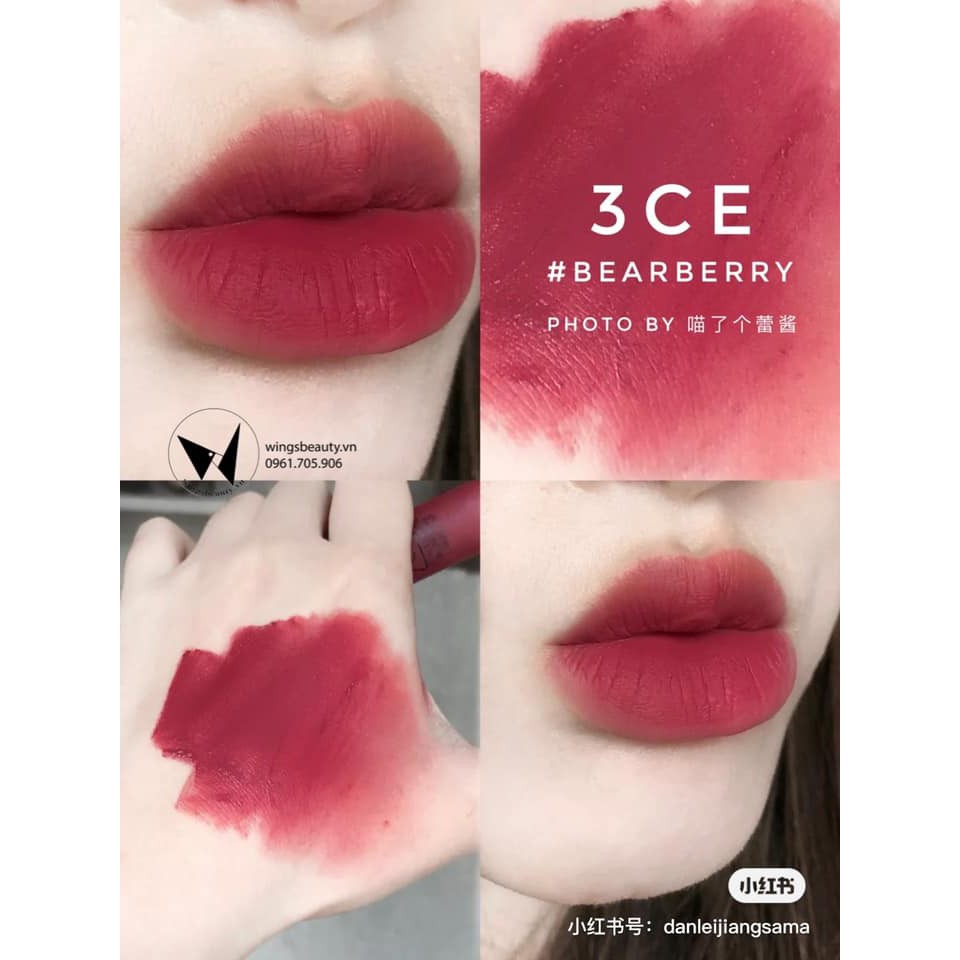 3CE - Son kem lì mềm Blurring Liquid Lip