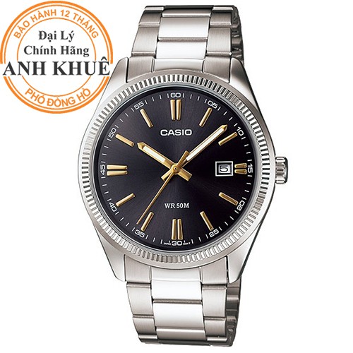 Đồng hồ nam dây kim loại Casio chính hãng Anh Khuê MTP-1302D-1A2VDF