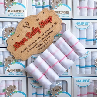 SET 6 KHĂN SỮA  COTTON MIPBI