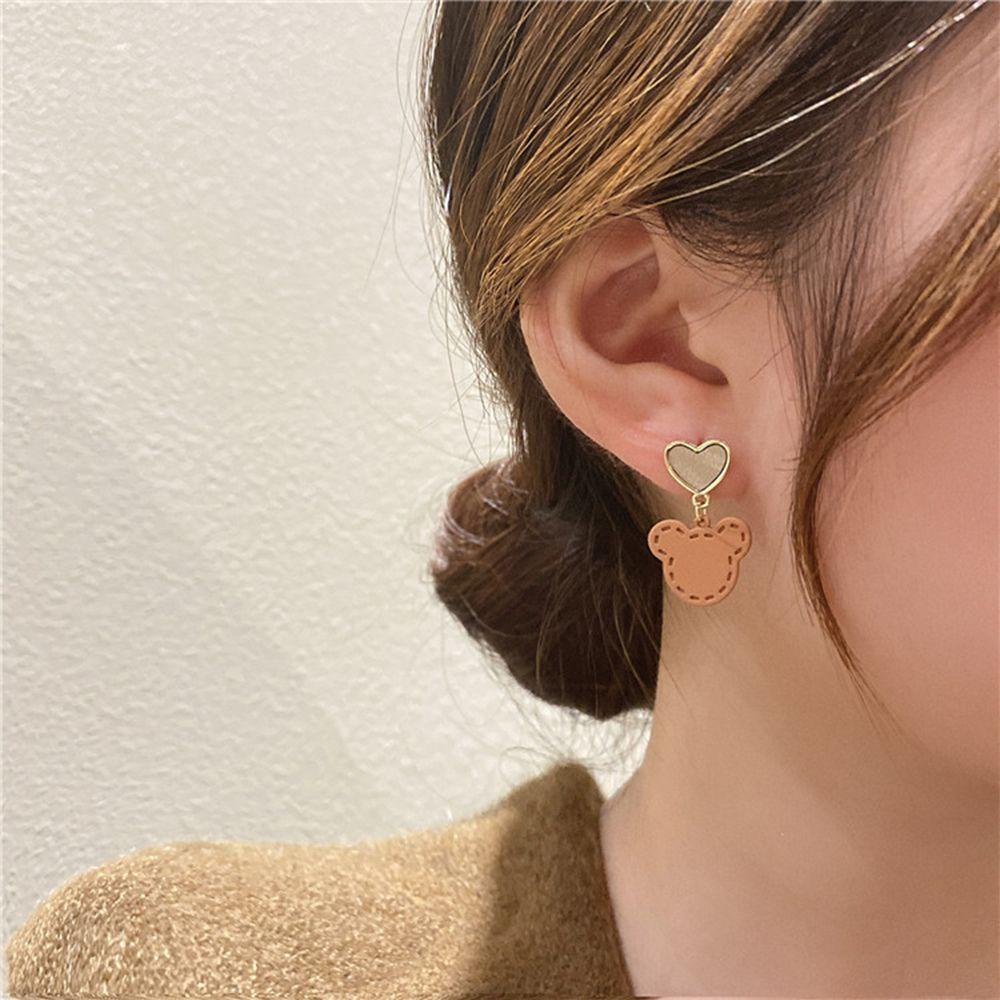 Bông Tai Hình Chú Chuột Phong Cách Hàn Quốc Dễ Thương