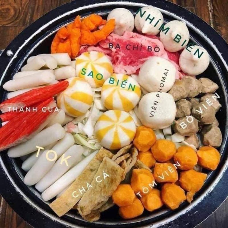 Lẻ 5 Viên Các loại Viên thả lẩu ngon