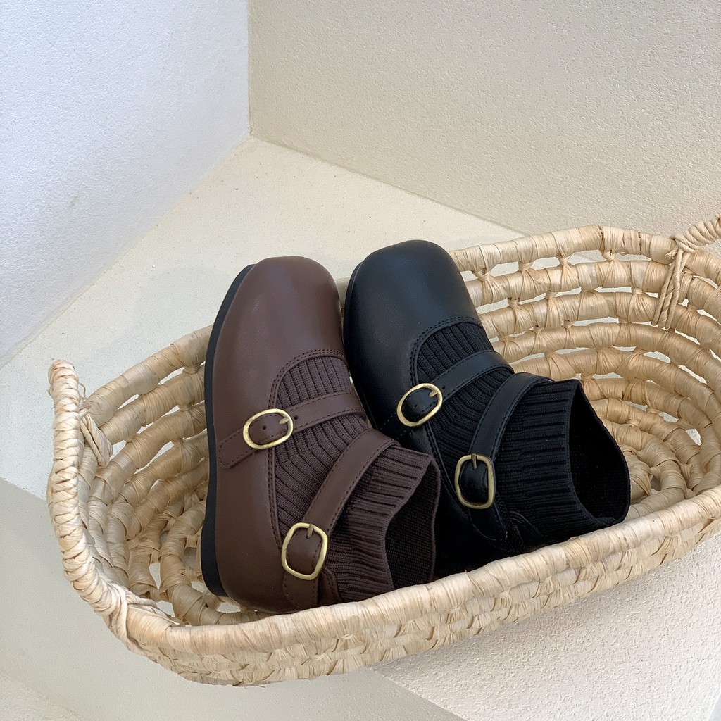 Giày Lót Vớ Len Ấm Áp Thời Trang Dành Cho Nữ