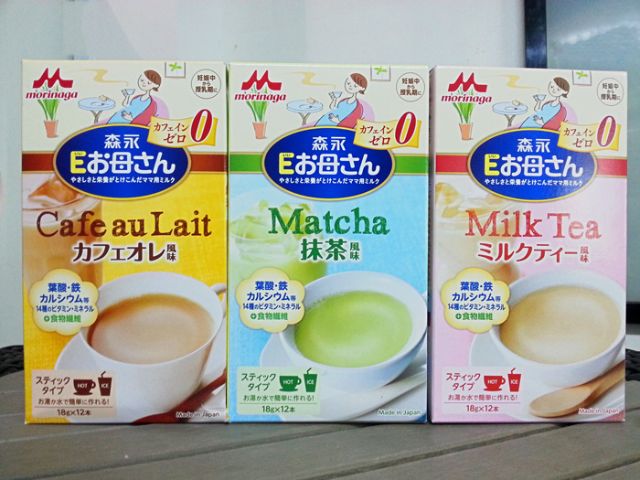 Sữa bầu _ morinaga vị trà xanh (18g×12thanh) (216g)