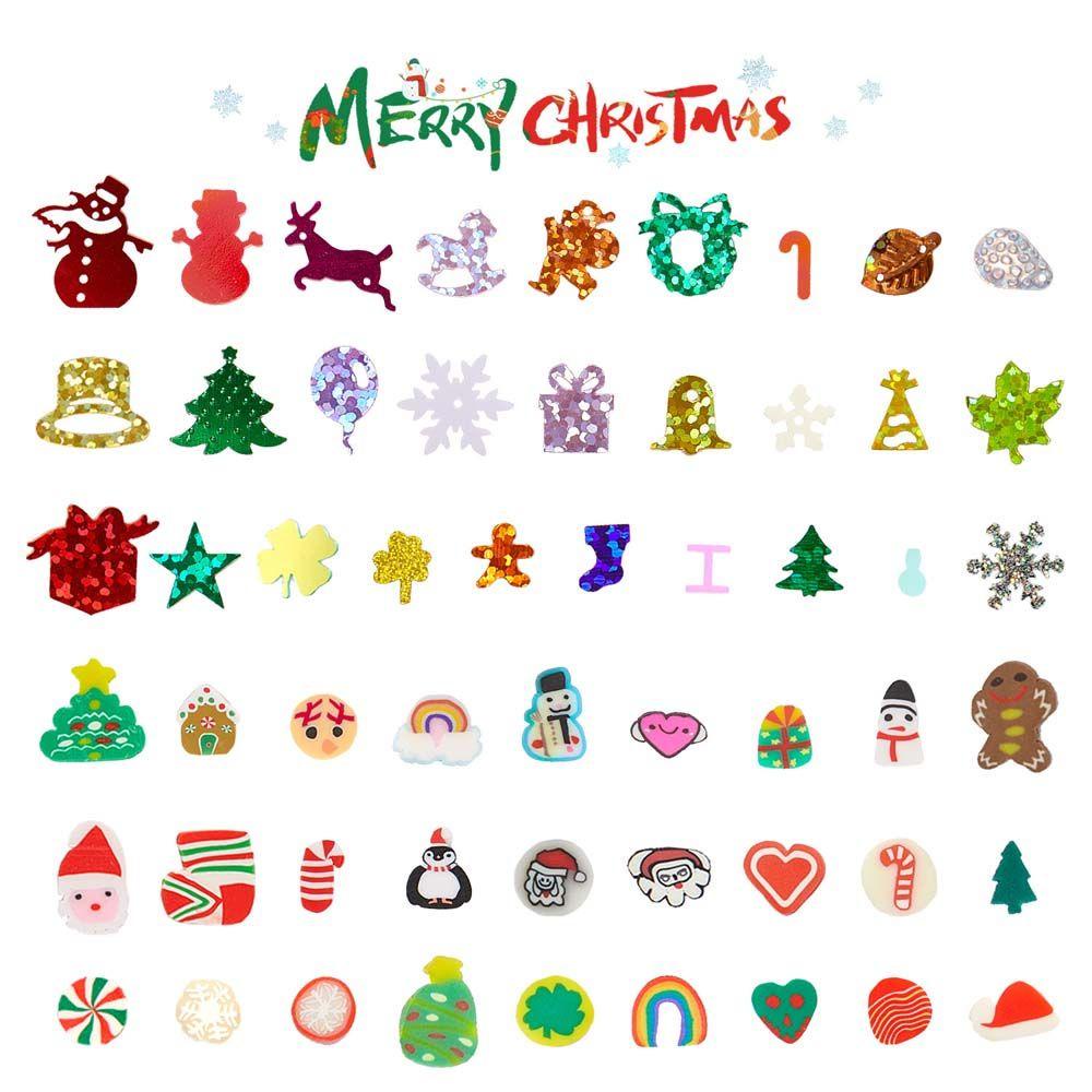 Phụ Kiện Trang Trí Móng Nghệ Thuật Hình Ông Già Noel Giáng Sinh Dành Cho Nữ MXMUSTY