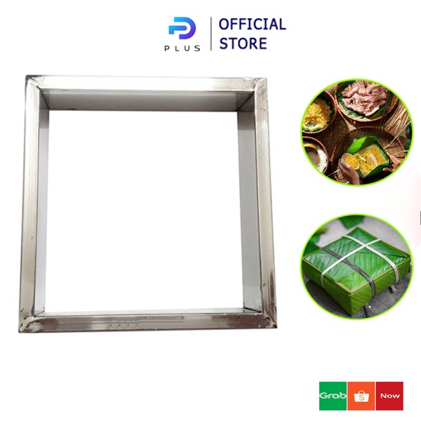 Khuôn Bánh Chưng Inox, Khuôn Gói Bánh Trưng Vuông Inox Siêu Bền Tiện Lợi, Khuôn làm bánh chưng