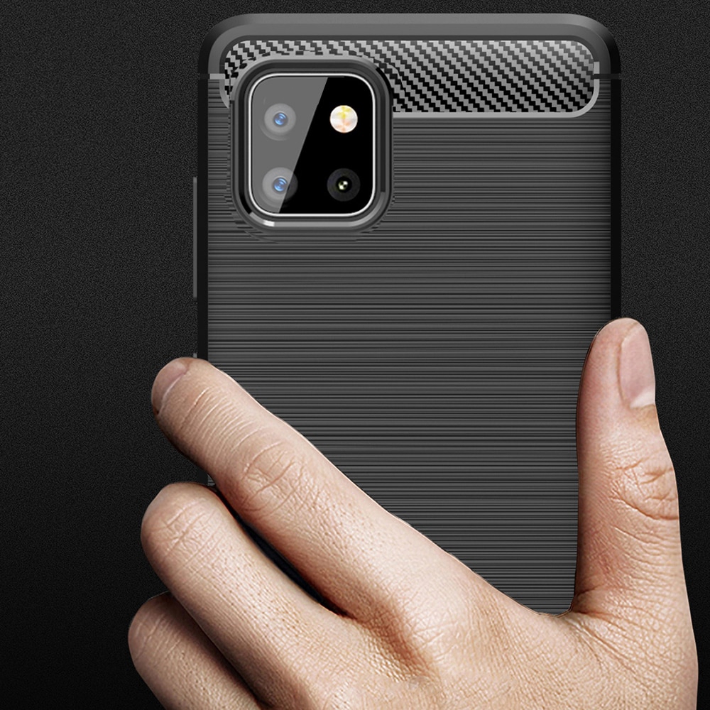 Ốp điện thoại sợi Carbon cho Samsung Galaxy Note 10 Lite