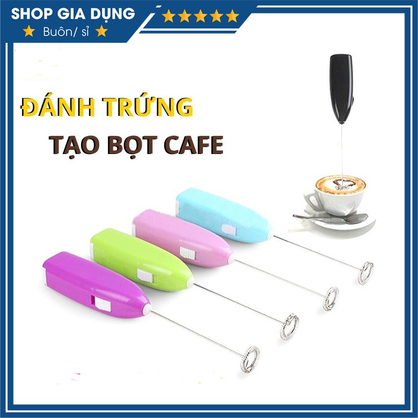 Máy Đánh Trứng Cafe Tạo Bọt Cầm Tay Mini