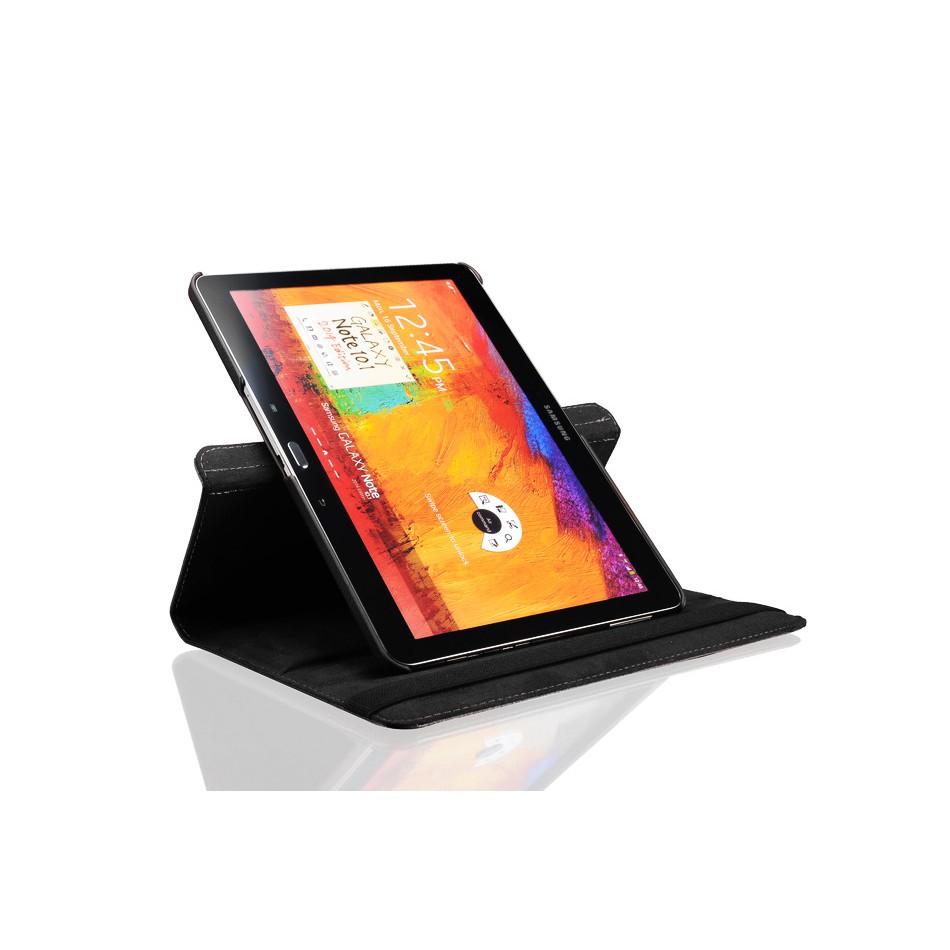 Bao da máy tính bảng có giá đỡ xoay 360 độ cho Samsung Galaxy Note 10.1 2014 SM-P600 sm-p601 sm-p605 | BigBuy360 - bigbuy360.vn
