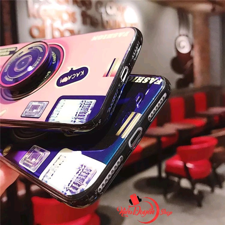 Ốp lưng Iphone hình máy ảnh 5,5s,6,6s,6 Plus,6s Plus7,8,7 Plus,8 Plus,X,Xs,Xs Max,XR,11,11 Pro Max tặng giá đỡ và dây