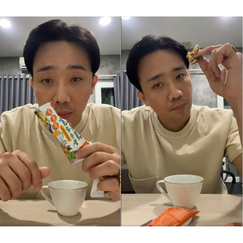 Thanh gạo lứt ngũ cốc Herbslim - Chà Bông và Rong Biển - Trấn Thành | BigBuy360 - bigbuy360.vn