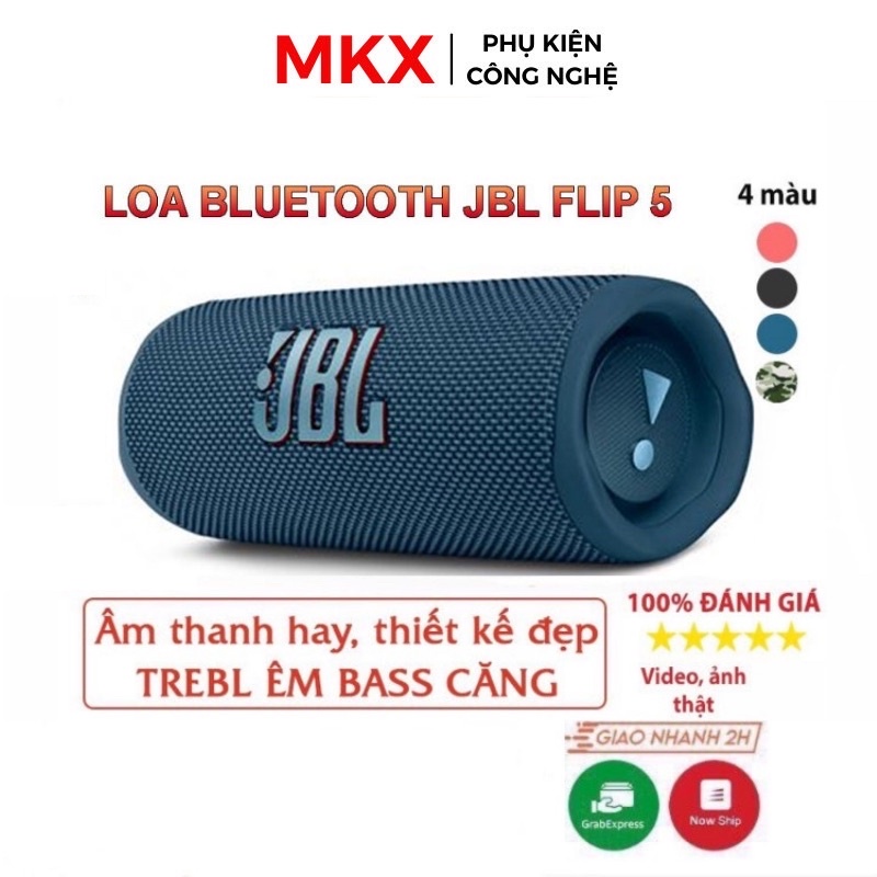 [ BH 12 THÁNG ] LOA BLUETOOTH FLIP 5 THIẾT KẾ NHỎ GỌN ÂM THANH SỐNG ĐỘNG CÓ SẠC PIN 3000 MAH+ KHE CẮM THẺ NHỚ USB