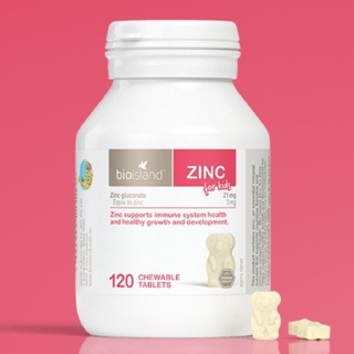 Kẽm Bio Island Zinc cho bé 🔥𝐍𝐄𝐖🔥120 Viên chính hãng của Úc mẫu mới