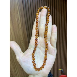Set vòng cổ và vòng tay hổ phách