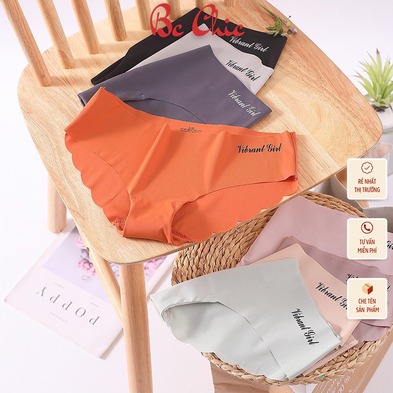 Quần Lót Nữ , Quần Lót Nữ đúc su viền sóng không đường may mã quần 1028 BC_CHIC LINGERIE