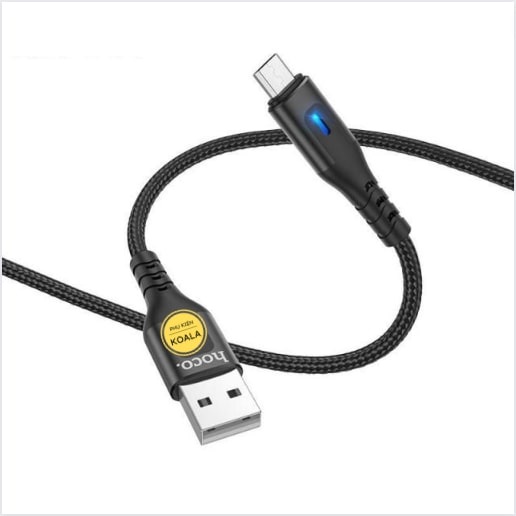 Dây Cáp Sạc Type C Có Đèn Bọc Dù, Cáp Sạc Nhanh Type C 1M/2M 2.4A Chính Hãng