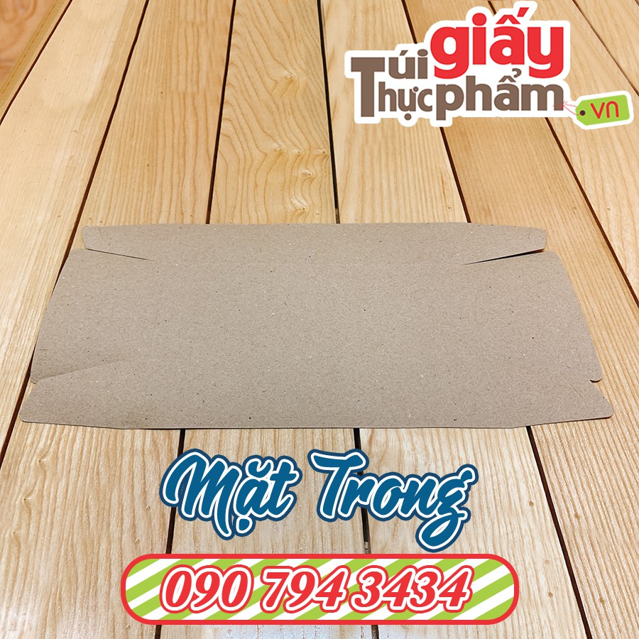 250 Khay Giấy Kraft Thực Phẩm