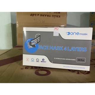 Hộp khẩu trang than hoat tinh 50 cái Thái tường