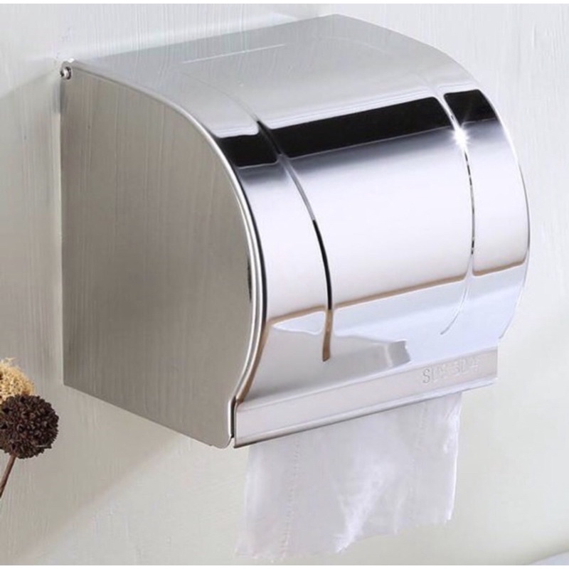 Lô giấy, hộp đựng giấy vệ sinh inox 304