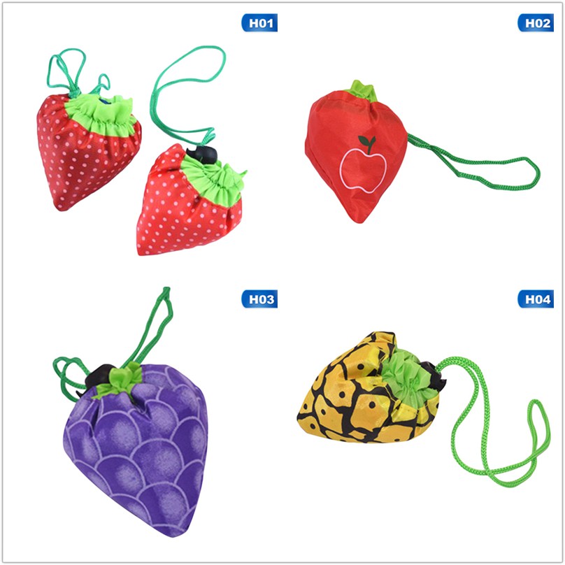 Túi mua sắm đa dụng hình dạng trái cây độc đáo có thể tái sử dụng